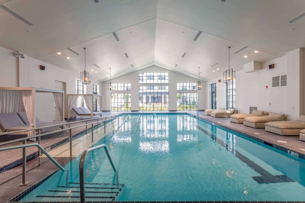Opus senior living indoor swimming pool