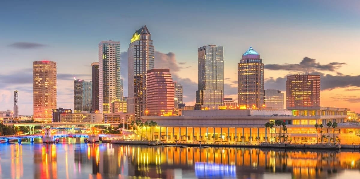 Tampa, FL city skyline
